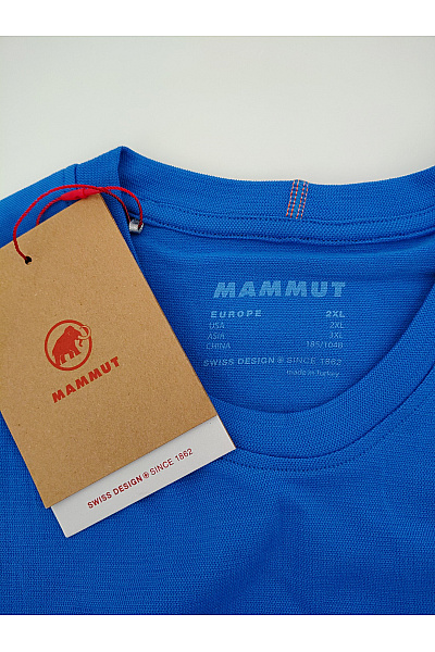 MAMMUT Modré sportovní funkční tričko s krátkým rukávem a nápisem Vel. M | MAMMUT | obrázek 6