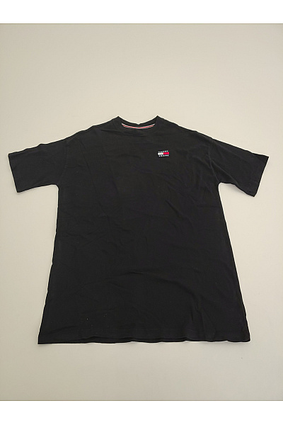 TOMMY HILFIGER Černé bavlněné pánské tričko s krátkým rukávem basic Vel. S | TOMMY HILFIGER | obrázek 2