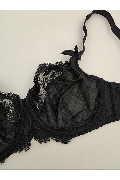 Elie pour Elle Černá krajková kosticová podprsenka s měkkými košíčky Vel. EU 85B | Elie pour Elle | obrázek 10