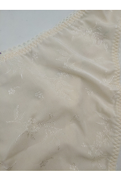 Elie pour Elle Béžové dámské krajkové kalhotky s výšivkou Vel. 2XL | Elie pour Elle | obrázek 7
