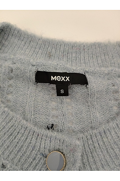 Mexx Šedý pletený ažurový kardigan na knoflíky Vel. S | Mexx | obrázek 7