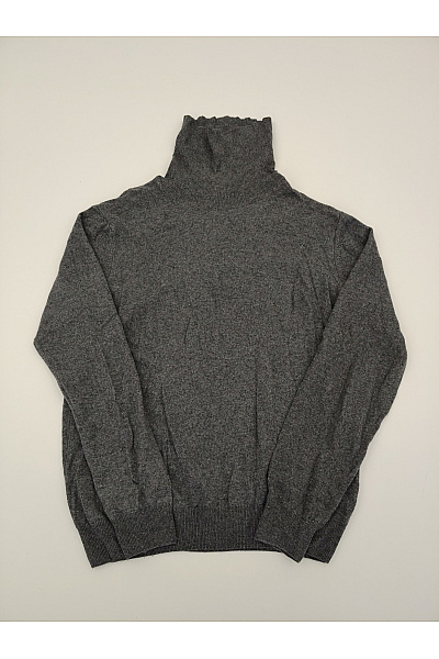 LAWRENCE GREY Pánský šedý pletený rolák basic Vel. US XL | LAWRENCE GREY | obrázek 2