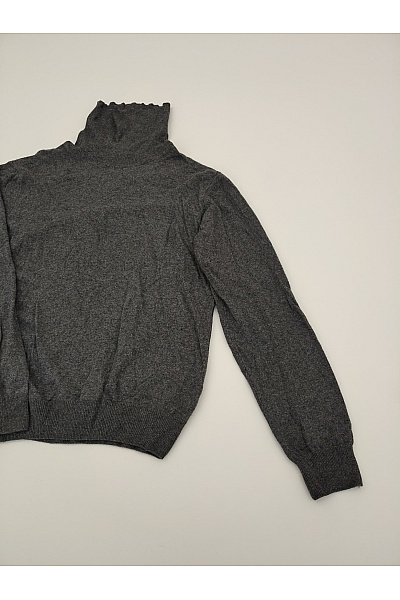 LAWRENCE GREY Pánský šedý pletený rolák basic Vel. US XL | LAWRENCE GREY | obrázek 3