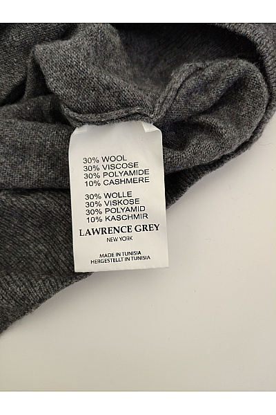 LAWRENCE GREY Pánský šedý pletený rolák basic Vel. US XL | LAWRENCE GREY | obrázek 5