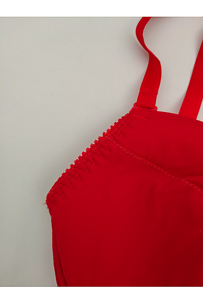 Elie pour Elle Červená hladká push-up podprsenka se zapínáním vpředu Velikost EU 90B | Elie pour Elle | obrázek 4