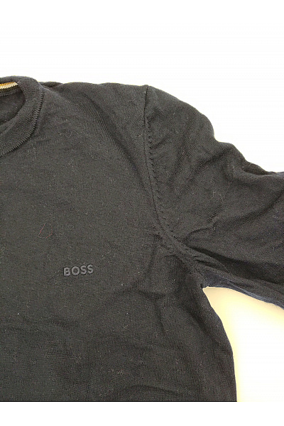 Hugo Boss Pánský vlněný pulovr basic elegantní modrý Vel. M | Hugo Boss | obrázek 5