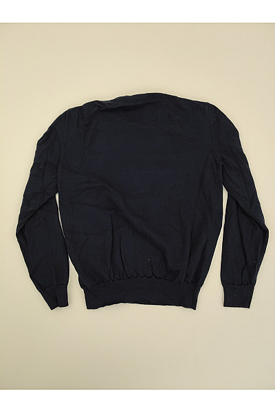 Hugo Boss Pánský vlněný pulovr basic elegantní modrý Vel. M | Hugo Boss | obrázek 9