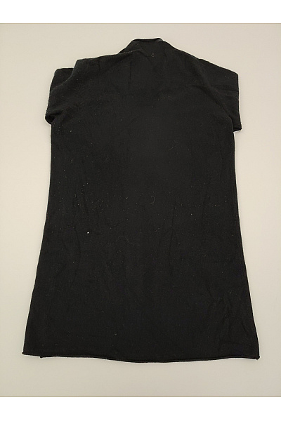 MAX TONSO CASHMERE Černý kašmírový kardigan dlouhý basic Velikost 3XL | MAX TONSO CASHMERE | obrázek 7