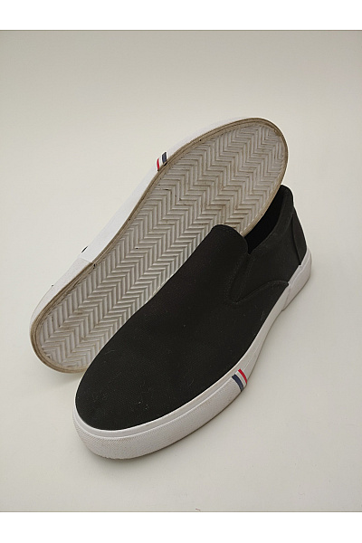 Pánské tenisky Vty Slip-on Černé Vel. EU 46 | Unimoda | obrázek 5