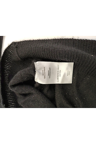 LAWRENCE GREY Dámský černý kašmírový rolák oversized Velikost EU 40 | LAWRENCE GREY | obrázek 5