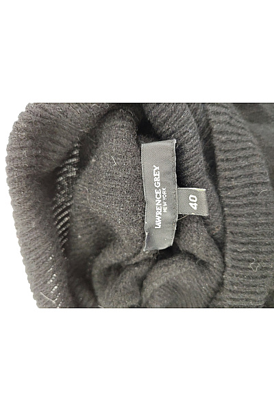 LAWRENCE GREY Dámský černý kašmírový rolák oversized Velikost EU 40 | LAWRENCE GREY | obrázek 6