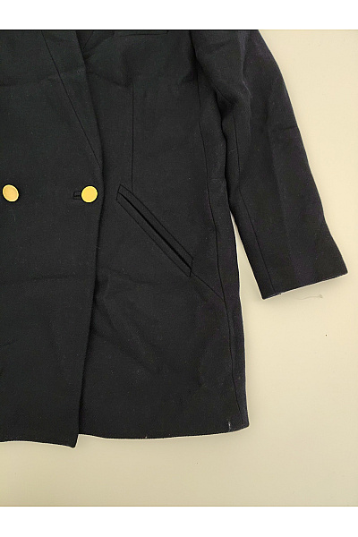 MANGO Modré dvouřadé blejzr sako elegantní business Velikost EU L | MANGO | obrázek 3