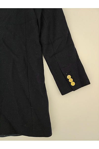 MANGO Modré dvouřadé blejzr sako elegantní business Velikost EU L | MANGO | obrázek 8