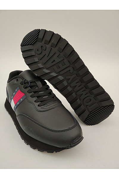 TOMMY HILFIGER tenisky Jeans Retro Runner (EM0EM01664) Černé Vel. EU 43 | TOMMY HILFIGER | obrázek 3