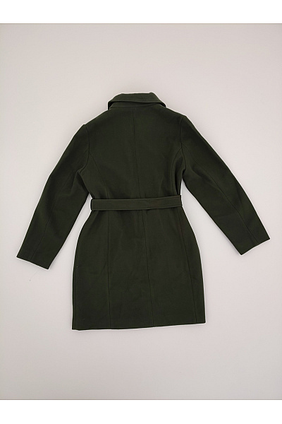 ONLY Dámský khaki kabát na zip s páskem zavinovací podzimní Vel. XL | ONLY | obrázek 8
