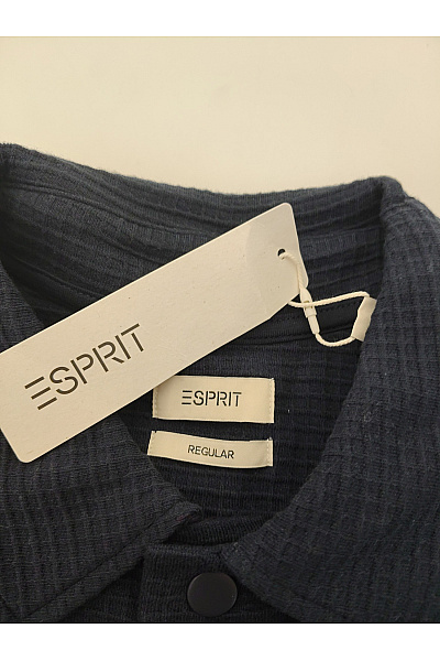 Esprit Pánská bavlněná košilová bunda černá přechodová Vel. DE XL | Esprit | obrázek 6