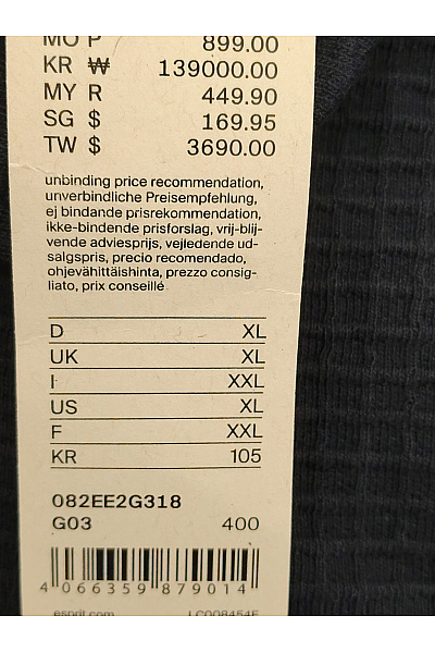 Esprit Pánská bavlněná košilová bunda černá přechodová Vel. DE XL | Esprit | obrázek 7