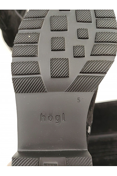 Hogl Dámské černé kožené kozačky na platformě Vel. UK 5 | hogl | obrázek 8