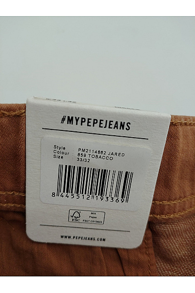 Pepe Jeans Pánské bavlněné cargo kalhoty s kapsami na stehnech Velikost 33/32 | Pepe Jeans | obrázek 7