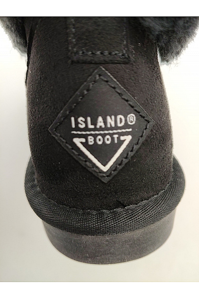 Island Boot Černé kotníkové válenky s kožíškem a řetízkem Velikost 39 | Island Boot | obrázek 9