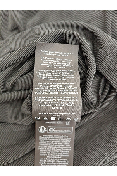 VERO MODA Dámské černé tričko s dlouhým rukávem a krajkovým výstřihem Vel. EU XS | VERO MODA | obrázek 9