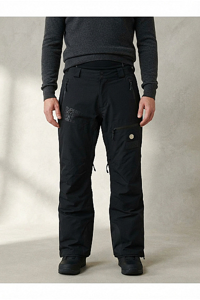 SUPERDRY Černé Snowboardové Kalhoty S Kapsami Velikost XL