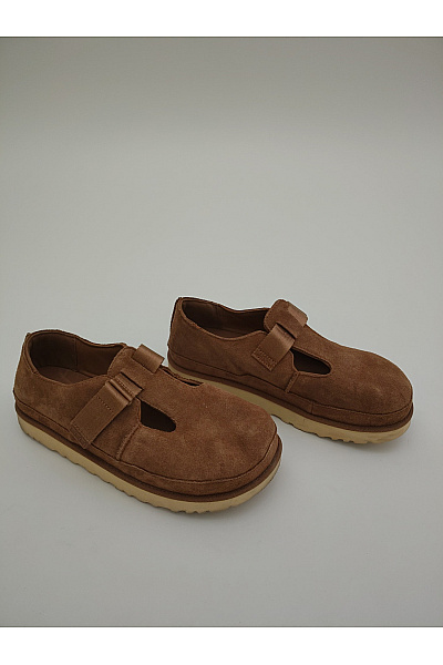 UGG Pánské hnědé semišové polobotky na platformě s páskem Vel. 43 | UGG | obrázek 2