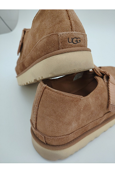 UGG Pánské hnědé semišové polobotky na platformě s páskem Vel. 43 | UGG | obrázek 9