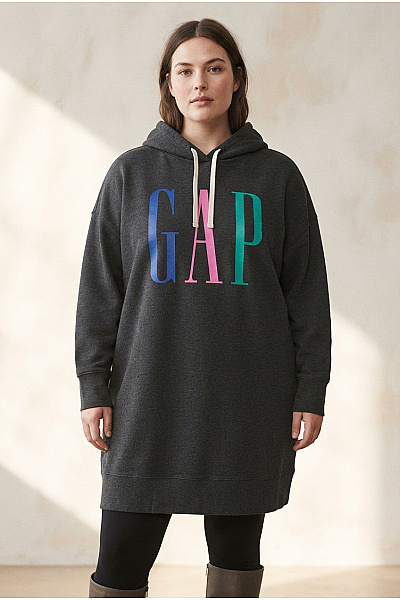 Gap Dámský Bavlněný Oversized Pulovr S Kapucí Velikost US XXL