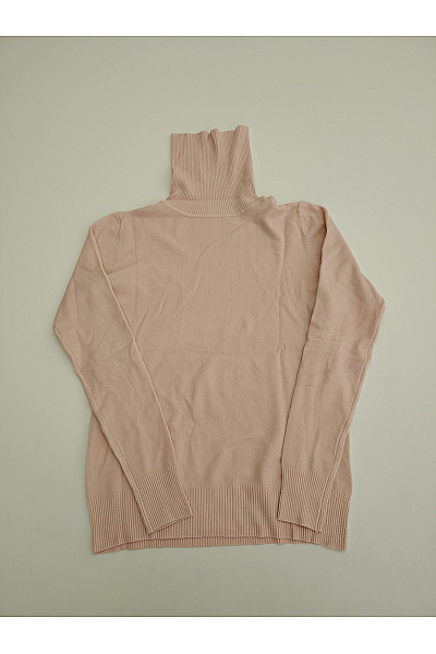 CC FASHION Béžový dámský kašmírový rolák basic Velikost L/XL | CC FASHION | obrázek 2