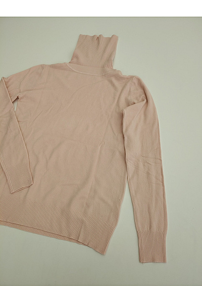 CC FASHION Béžový dámský kašmírový rolák basic Velikost L/XL | CC FASHION | obrázek 4