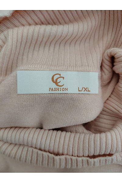 CC FASHION Béžový dámský kašmírový rolák basic Velikost L/XL | CC FASHION | obrázek 7