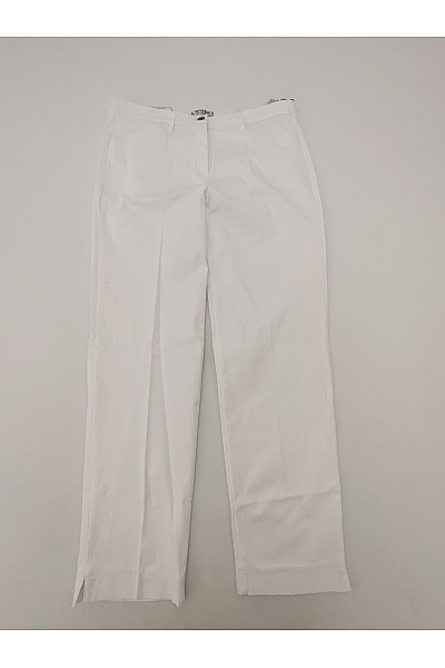 Ralph Lauren Bílé bavlněné rovné kalhoty s puky Vel. 40 | Ralph Lauren | obrázek 2