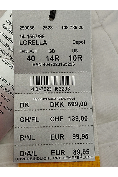 Ralph Lauren Bílé bavlněné rovné kalhoty s puky Vel. 40 | Ralph Lauren | obrázek 6