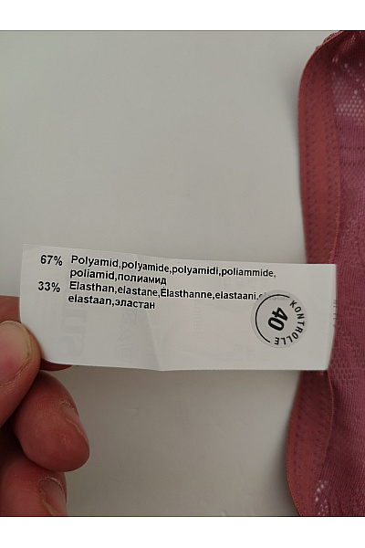 Susa Růžové krajkové kalhotky s vysokým pasem Velikost EU 38 | susa | obrázek 11