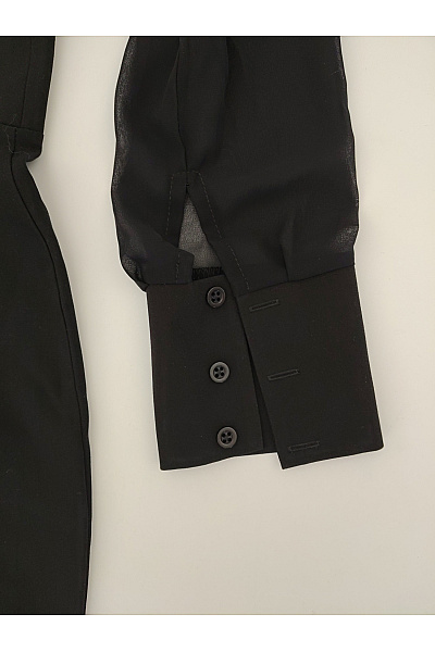 Stylove Černé elegantní pouzdrové šaty s dlouhým rukávem Vel. L | stylove | obrázek 7