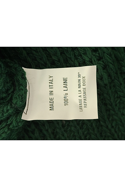 Dámský vlněný pulovr se stojáčkem zelený Vel. XL | Unimoda | obrázek 4