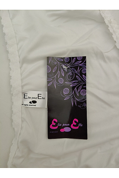 Elie pour Elle Bílé dámské kalhotky luxusní Velikost XXL | Elie pour Elle | obrázek 7