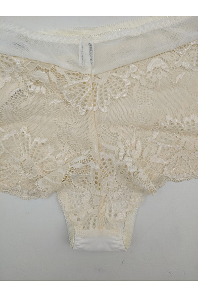 Elie pour Elle Béžové krajkové kalhotky luxusní Vel. L | Elie pour Elle | obrázek 6