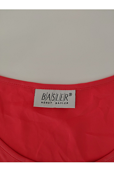 BASLER Červené dámské tílko bez rukávů s kulatým výstřihem basic Vel. DE 44 | BASLER | obrázek 5