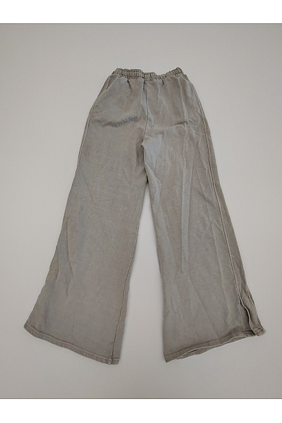 Dámské khaki tepláky s širokými nohavicemi a rozparkem Vel. XS | Unimoda | obrázek 6