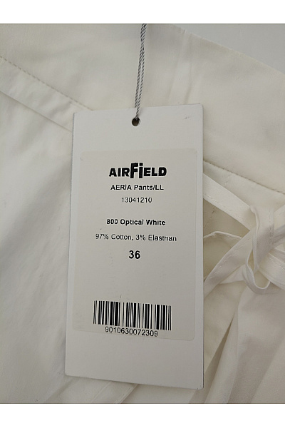 AIRFIELD Bílé bavlněné cargo kalhoty s kapsami na stehnech Vel. EU 36 | AIRFIELD | obrázek 7