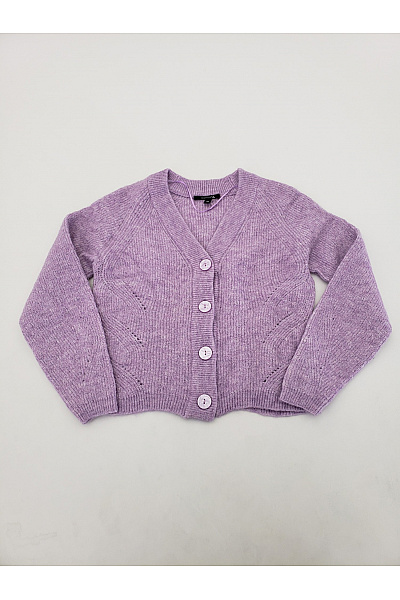 COMMA Fialový pletený kardigan do véčka na knoflíky Vel. EU 34 | COMMA | obrázek 2