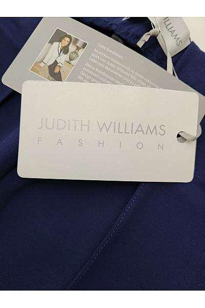 Judith Williams Modré elegantní zvonové kalhoty s vysokým pasem Vel. DE 38 | Judith Williams | obrázek 4