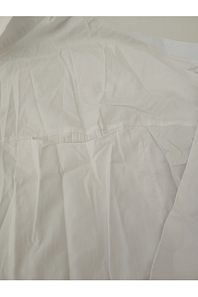 Dámská bílá oversized košile s dlouhým rukávem Velikost XL | Unimoda | obrázek 3