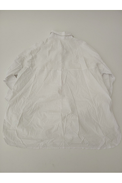 Dámská bílá oversized košile s dlouhým rukávem Velikost XL | Unimoda | obrázek 5
