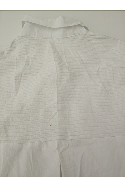 Dámská bílá oversized košile s dlouhým rukávem Velikost XL | Unimoda | obrázek 6