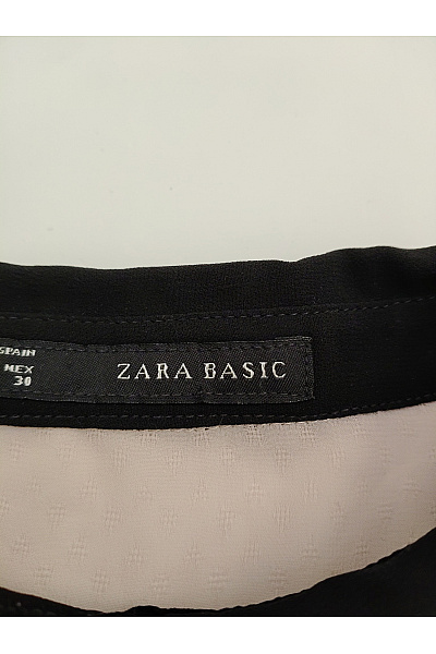 basic Béžová halenka s krátkým rukávem a límečkem Vel. EU L | basic | obrázek 5