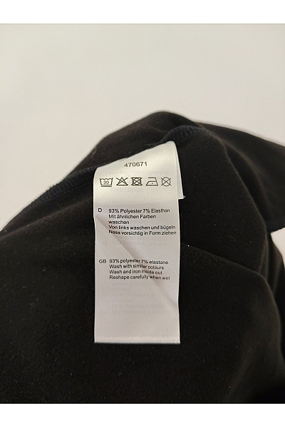COUTURE LINE Černé široké kalhoty s vysokým pasem a kapsami Velikost DE 22 | COUTURE LINE | obrázek 7