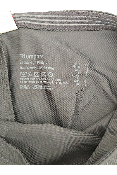 TRIUMPH Černé stahovací kalhotky s vysokým pasem Vel. US L | TRIUMPH | obrázek 7